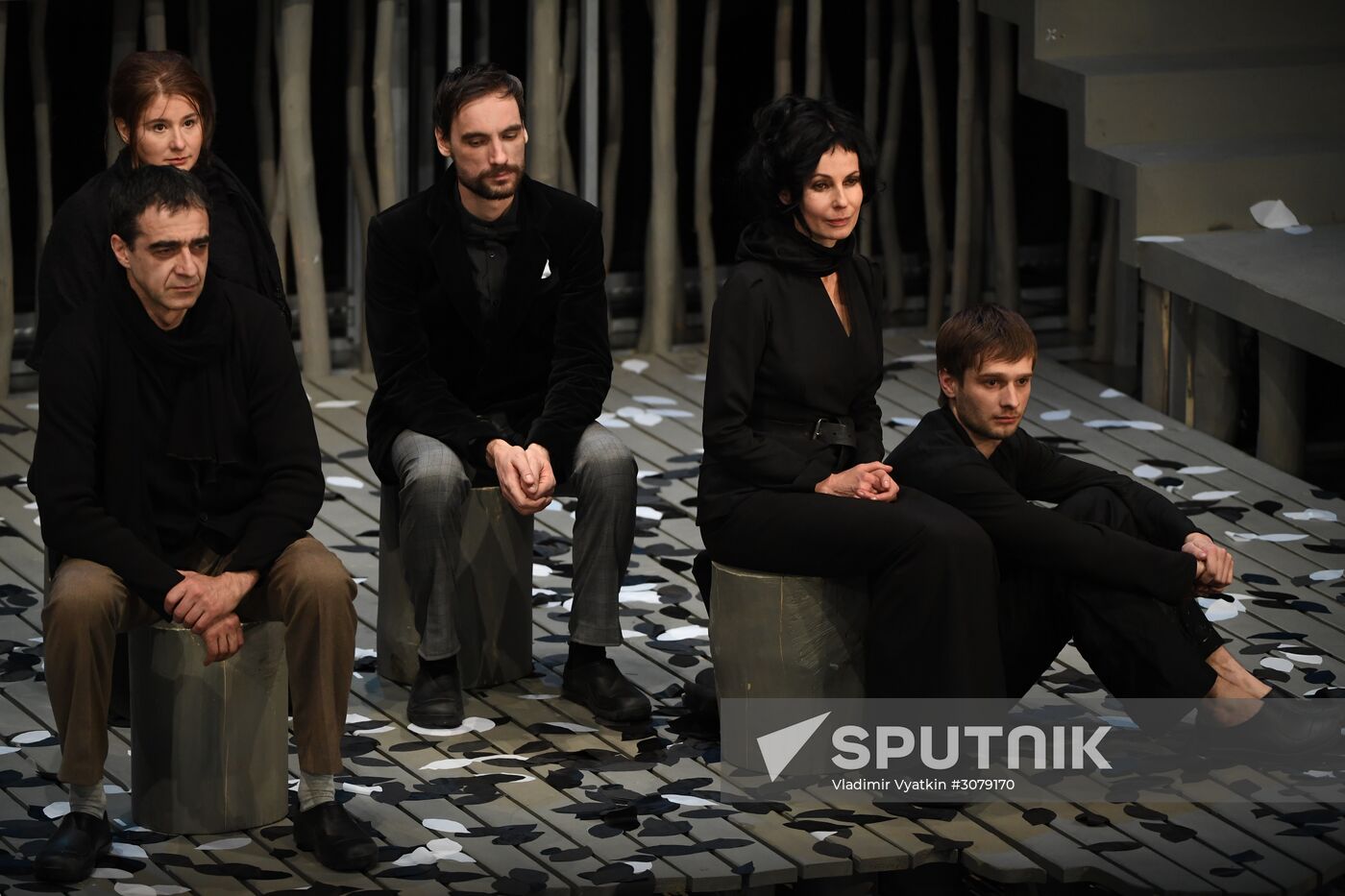 Pre-premiere show of The Seagull 73458 based on Anton Chekhov's play