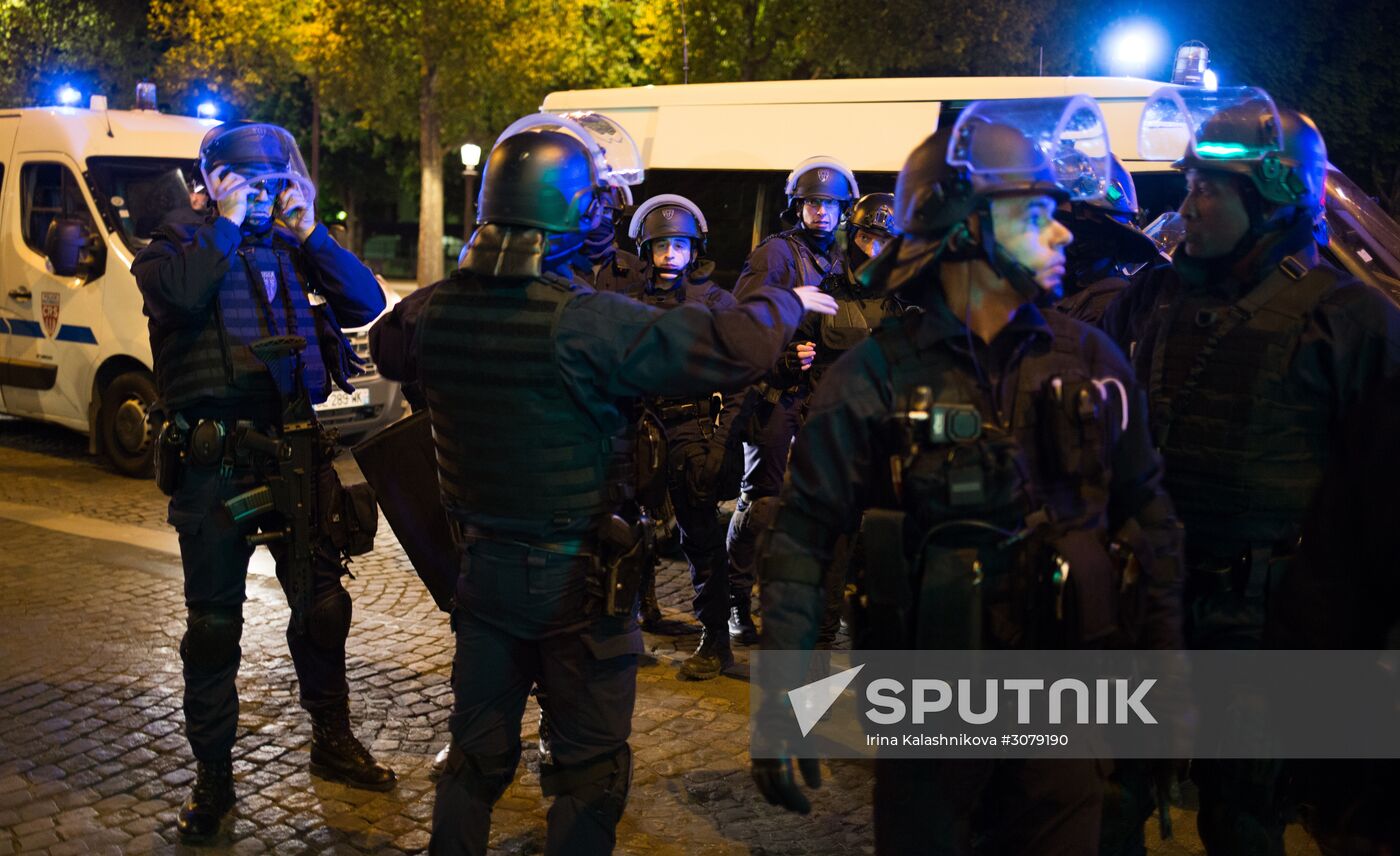 Aftermath of Paris shooting near Champs-Elysees