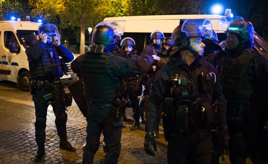 Aftermath of Paris shooting near Champs-Elysees