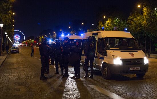 Aftermath of Paris shooting near Champs-Elysees