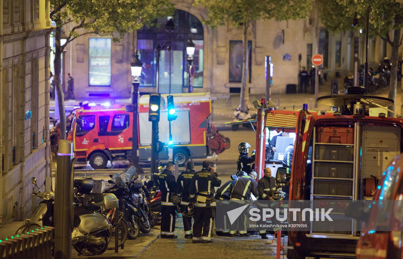 Aftermath of Paris shooting near Champs-Elysees