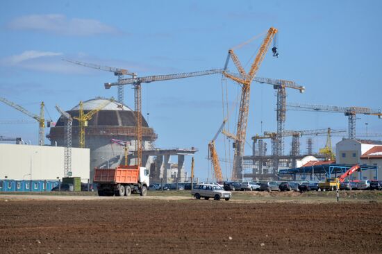 Construction of Belarusian nuclear power plant