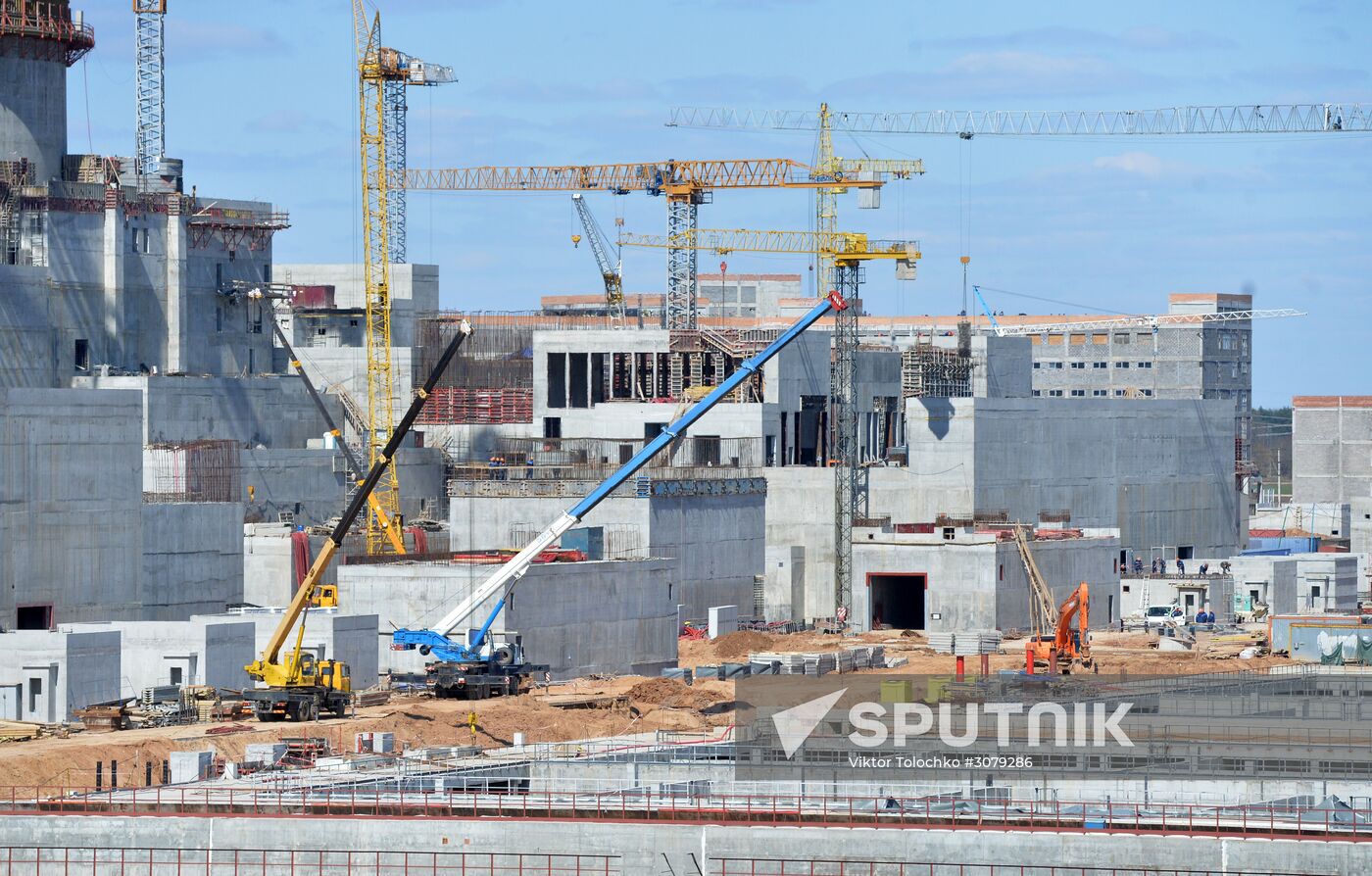 Construction of Belarusian nuclear power plant