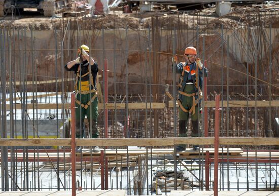 Construction of Belarusian nuclear power plant