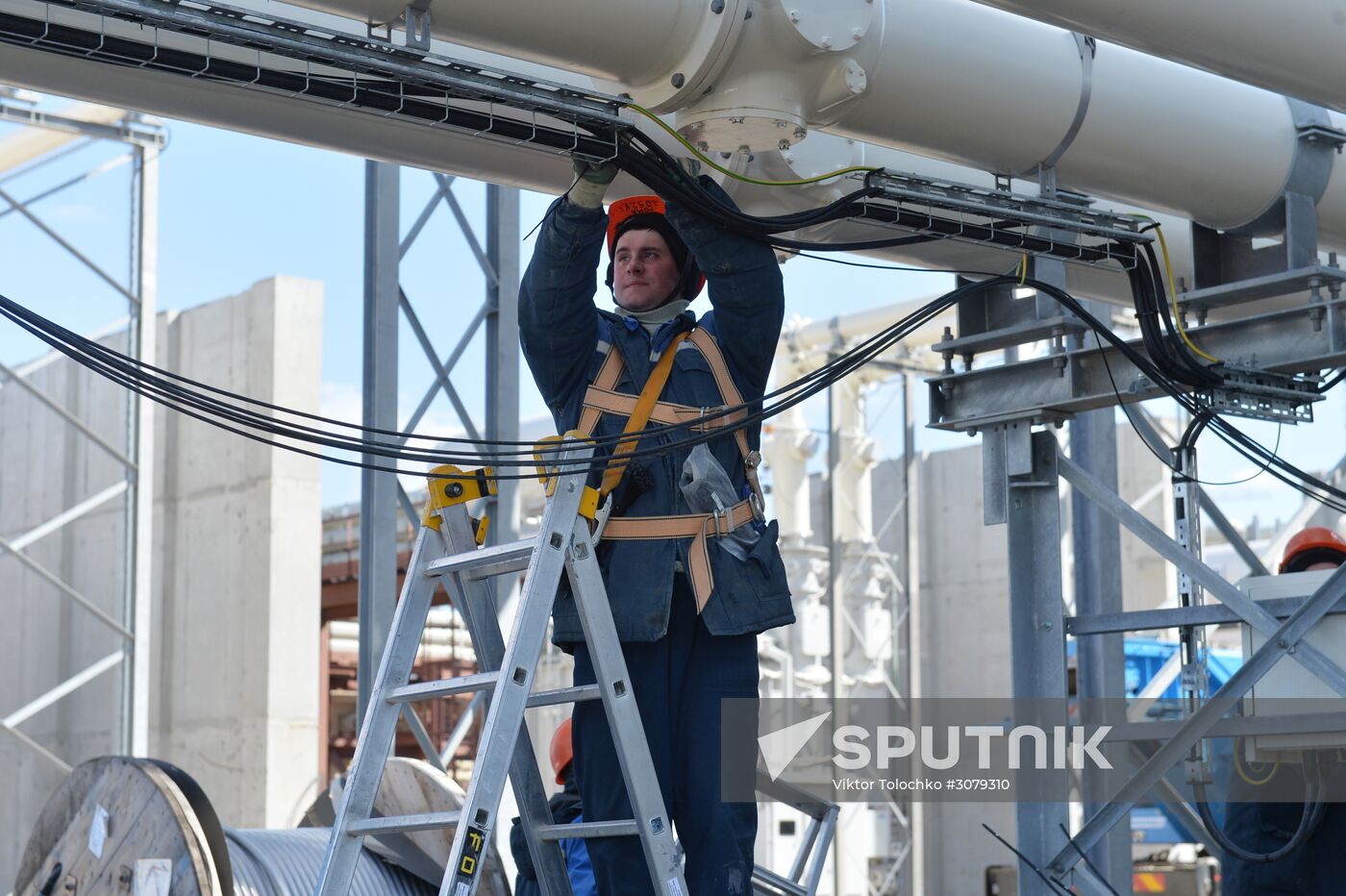 Belorusskaya NPP under construction