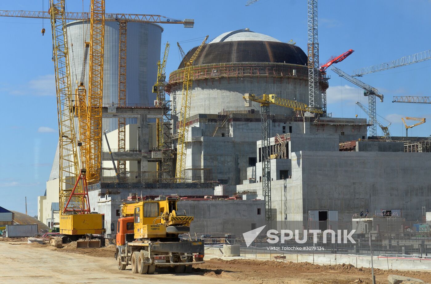 Belarusian nuclear power plant construction