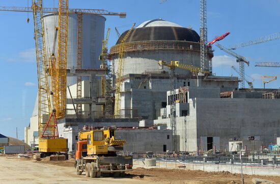 Belarusian nuclear power plant construction