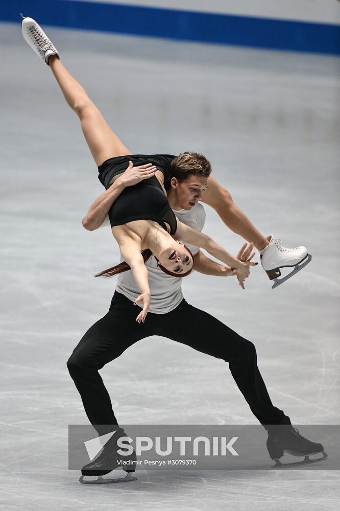 Figure skating. 2017 World Team Trophy. Ice dance. Free skating program