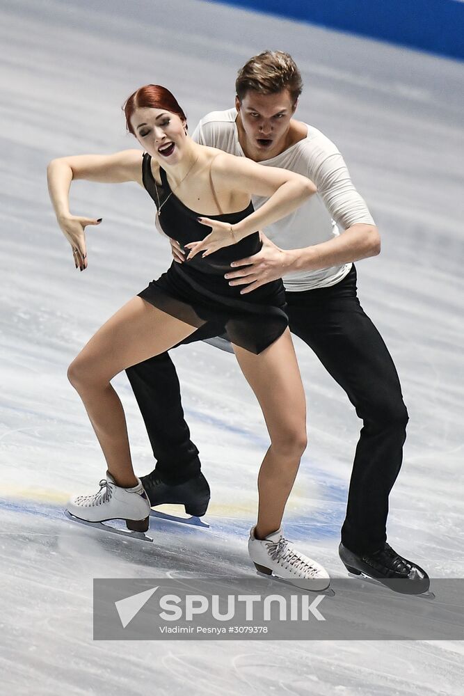 Figure skating. 2017 World Team Trophy. Ice dance. Free skating program