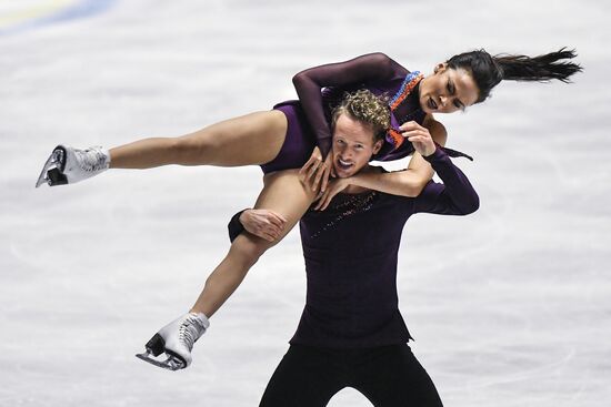 Figure skating. 2017 World Team Trophy. Ice dance. Free skating program