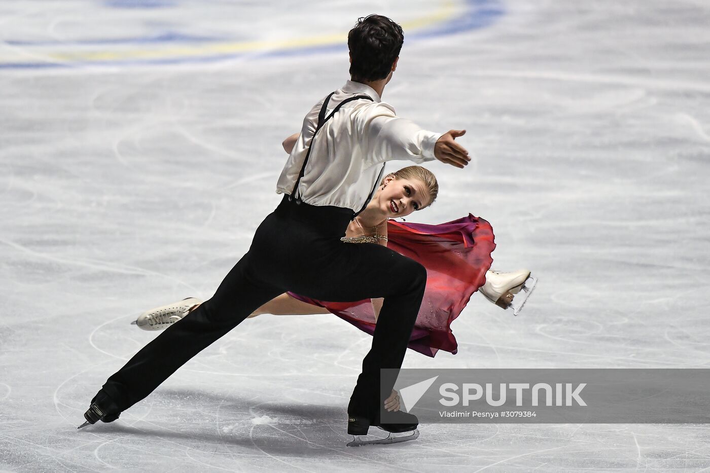 Figure skating. 2017 World Team Trophy. Ice dance. Free skating program