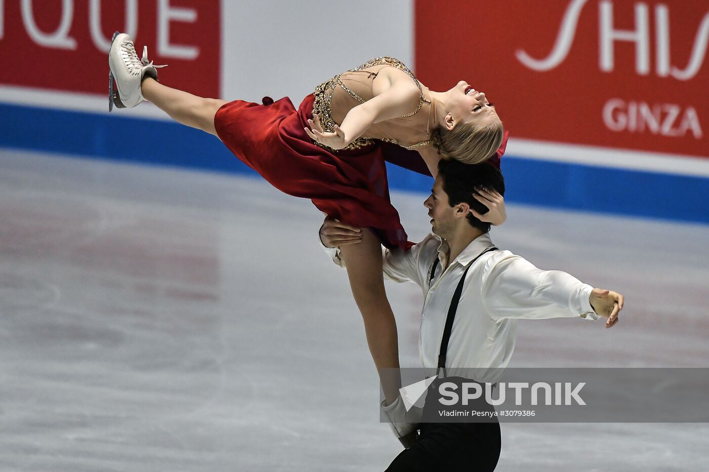 Figure skating. 2017 World Team Trophy. Ice dance. Free skating program