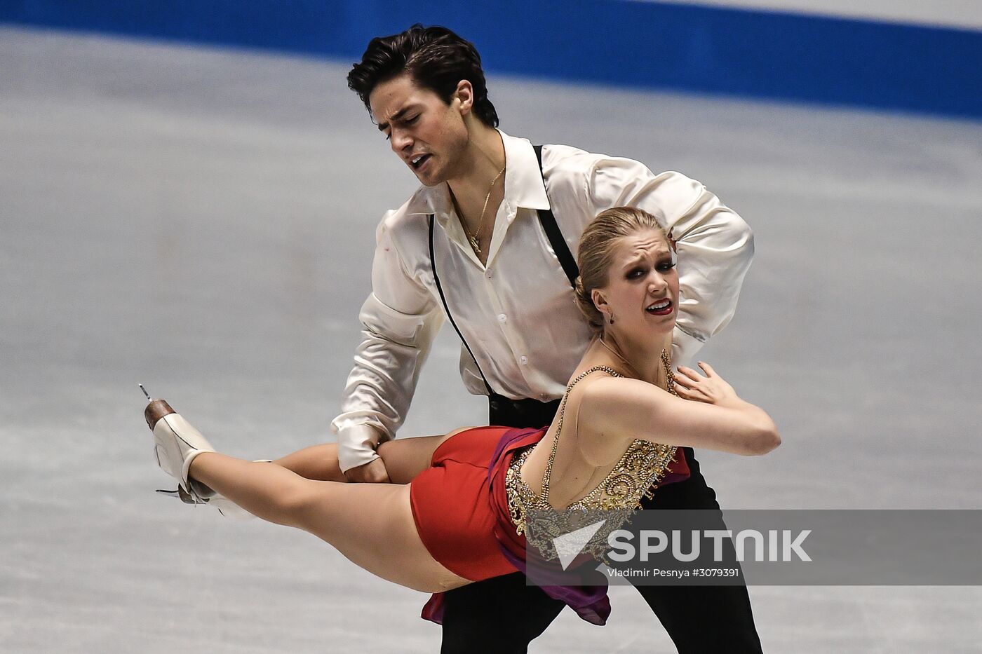 Figure skating. 2017 World Team Trophy. Ice dance. Free skating program