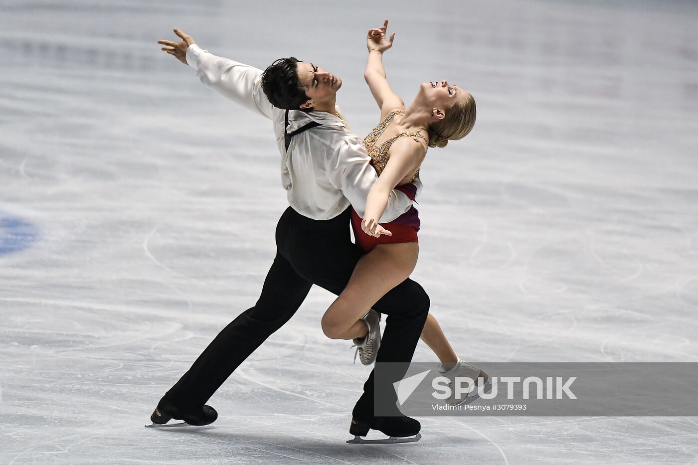 Figure skating. 2017 World Team Trophy. Ice dance. Free skating program