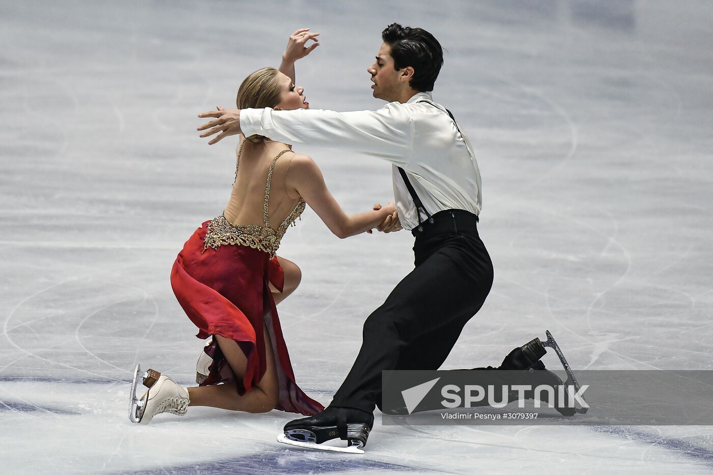 Figure skating. 2017 World Team Trophy. Ice dance. Free skating program