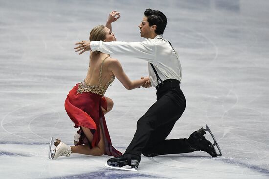 Figure skating. 2017 World Team Trophy. Ice dance. Free skating program