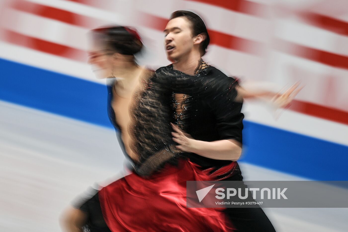 Figure skating. 2017 World Team Trophy. Ice dance. Free skating program