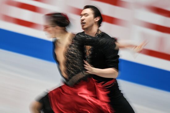 Figure skating. 2017 World Team Trophy. Ice dance. Free skating program