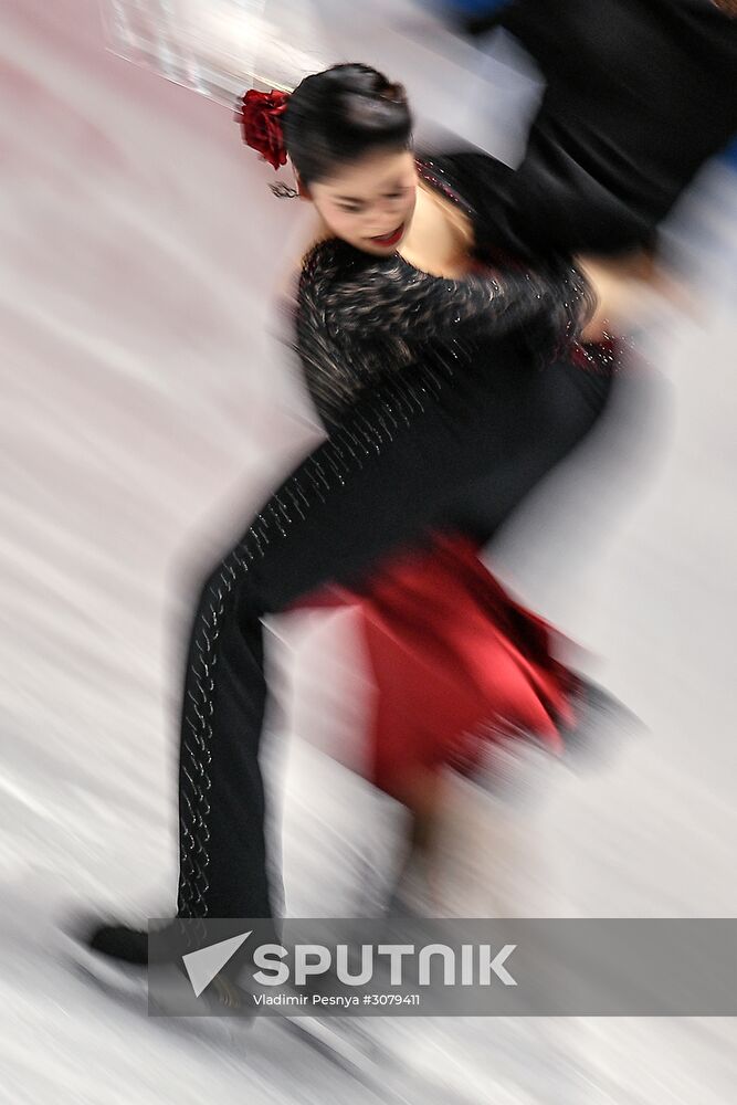 Figure skating. 2017 World Team Trophy. Ice dance. Free skating program