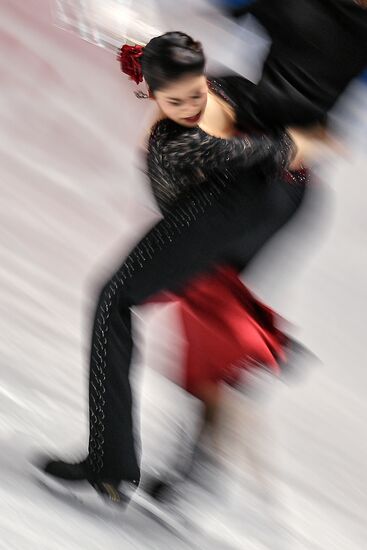 Figure skating. 2017 World Team Trophy. Ice dance. Free skating program