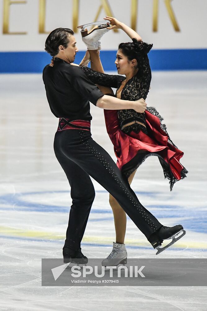 Figure skating. 2017 World Team Trophy. Ice dance. Free skating program