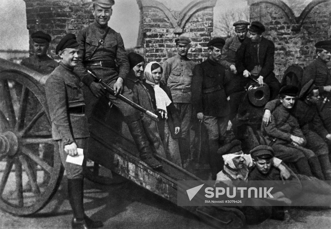Latvian Riflemen in Kremlin