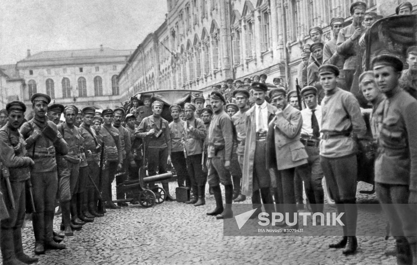 Latvian cavalry at May Day parade