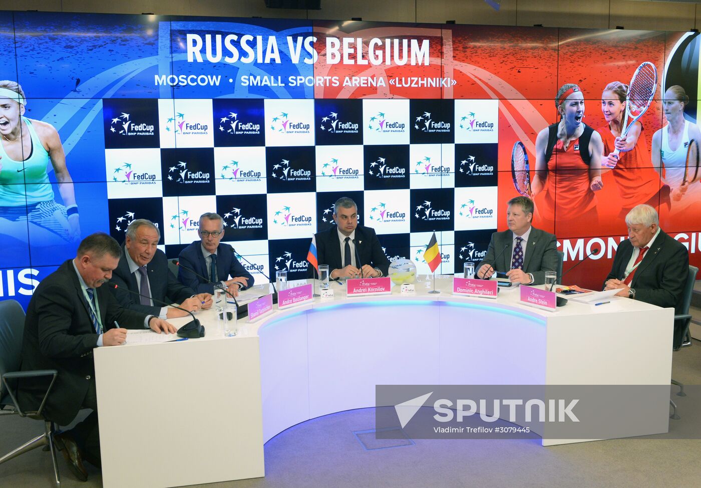 Tennis. Fed Cup. Russia vs. Belgium. Draw