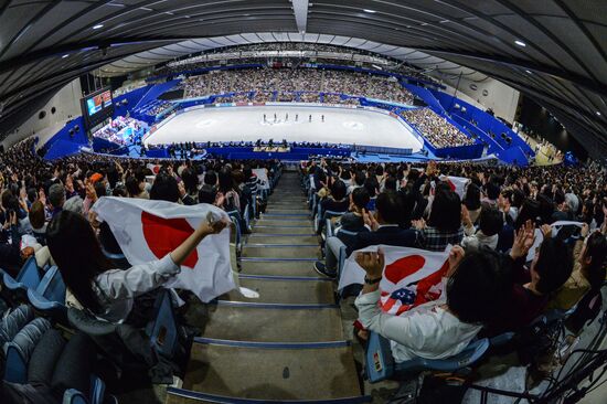 Figure skating. 2017 World Team Trophy. Men's free skate