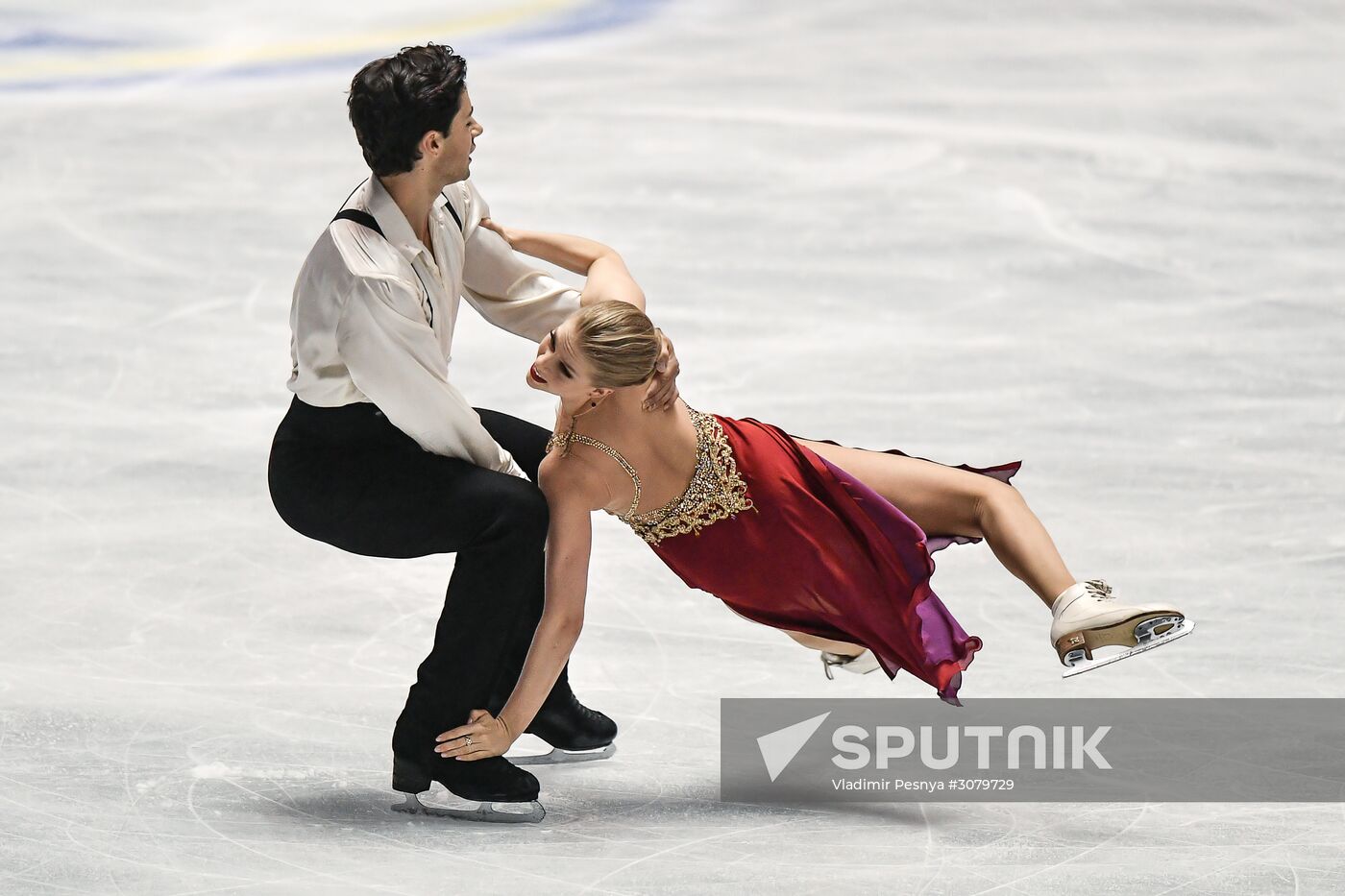 Figure skating. 2017 World Team Trophy. Ice dance. Free skating program