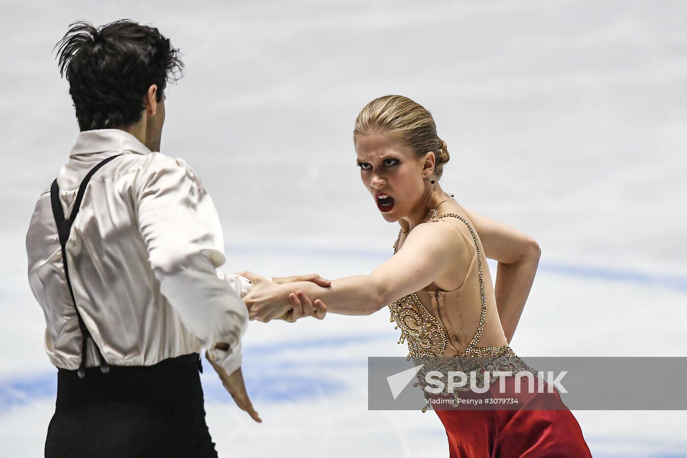 Figure skating. 2017 World Team Trophy. Ice dance. Free skating program