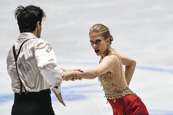 Figure skating. 2017 World Team Trophy. Ice dance. Free skating program