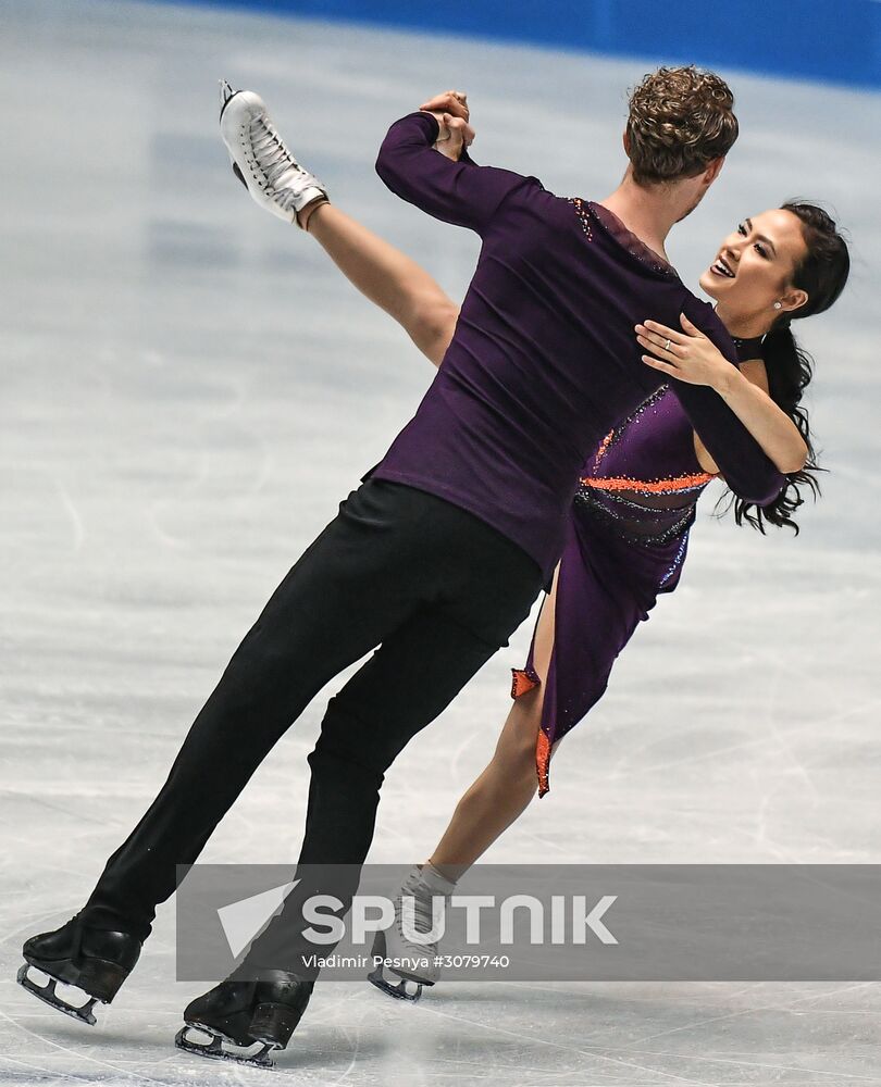 Figure skating. 2017 World Team Trophy. Ice dance. Free skating program