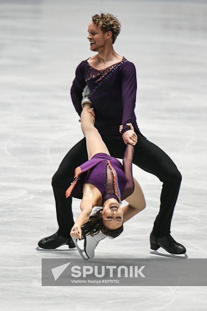 Figure skating. 2017 World Team Trophy. Ice dance. Free skating program