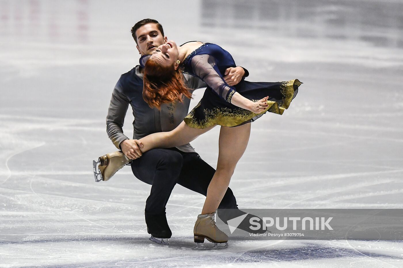 Figure skating. 2017 World Team Trophy. Ice dance. Free skating program