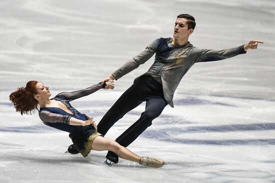 Figure skating. 2017 World Team Trophy. Ice dance. Free skating program