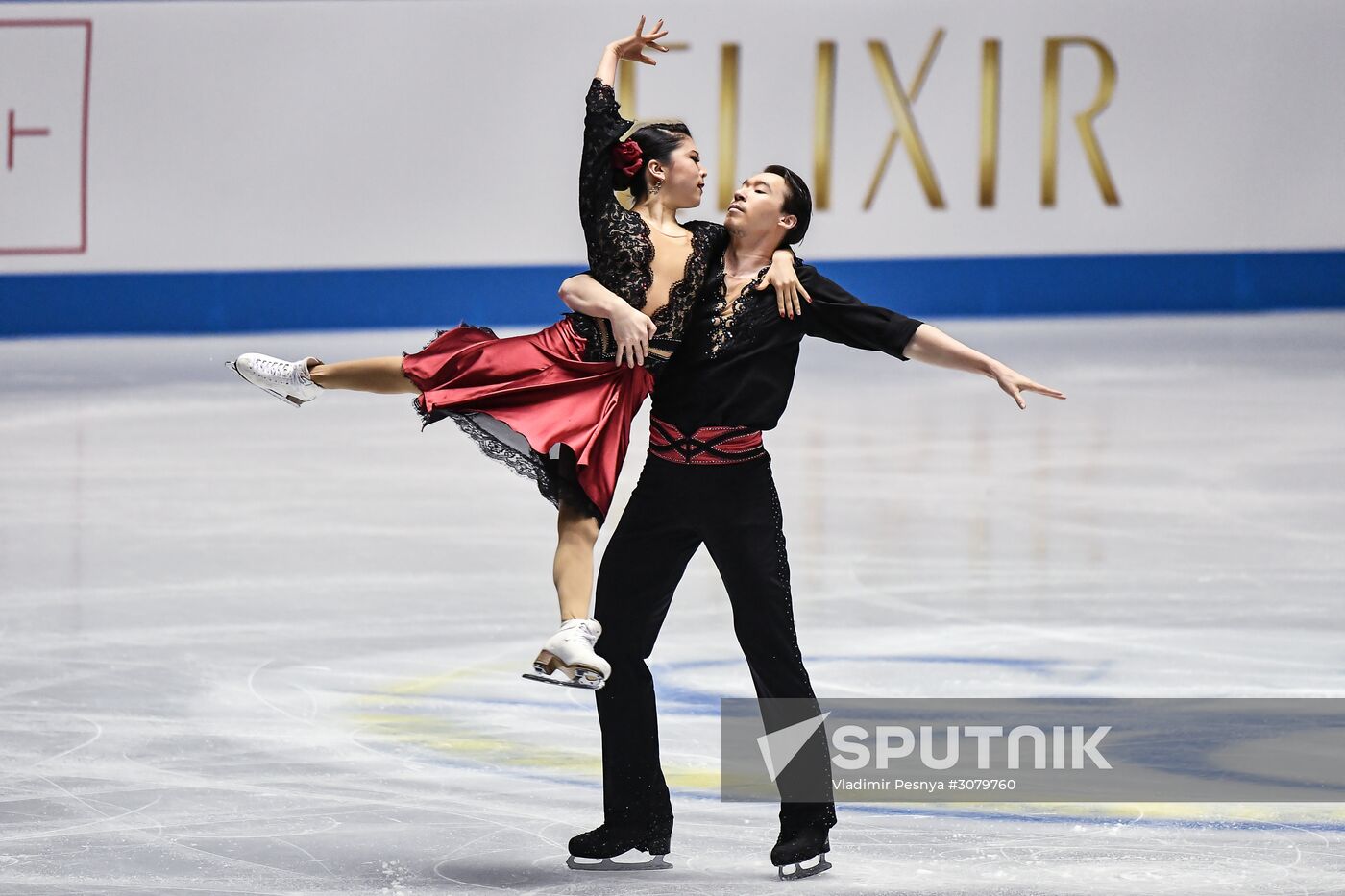 Figure skating. 2017 World Team Trophy. Ice dance. Free skating program