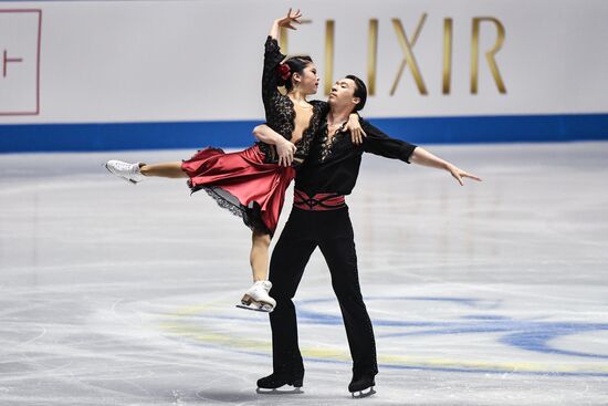 Figure skating. 2017 World Team Trophy. Ice dance. Free skating program