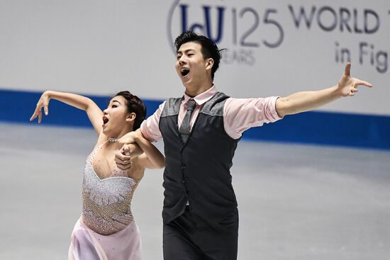 Figure skating. 2017 World Team Trophy. Ice dance. Free skating program