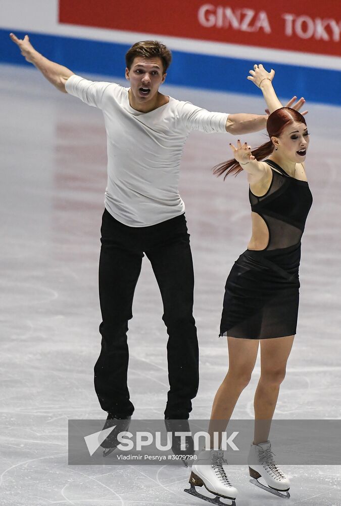 Figure skating. 2017 World Team Trophy. Ice dance. Free skating program