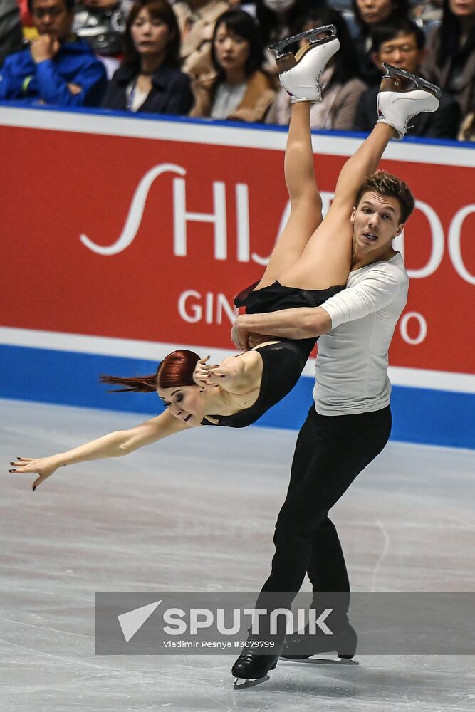 Figure skating. 2017 World Team Trophy. Ice dance. Free skating program