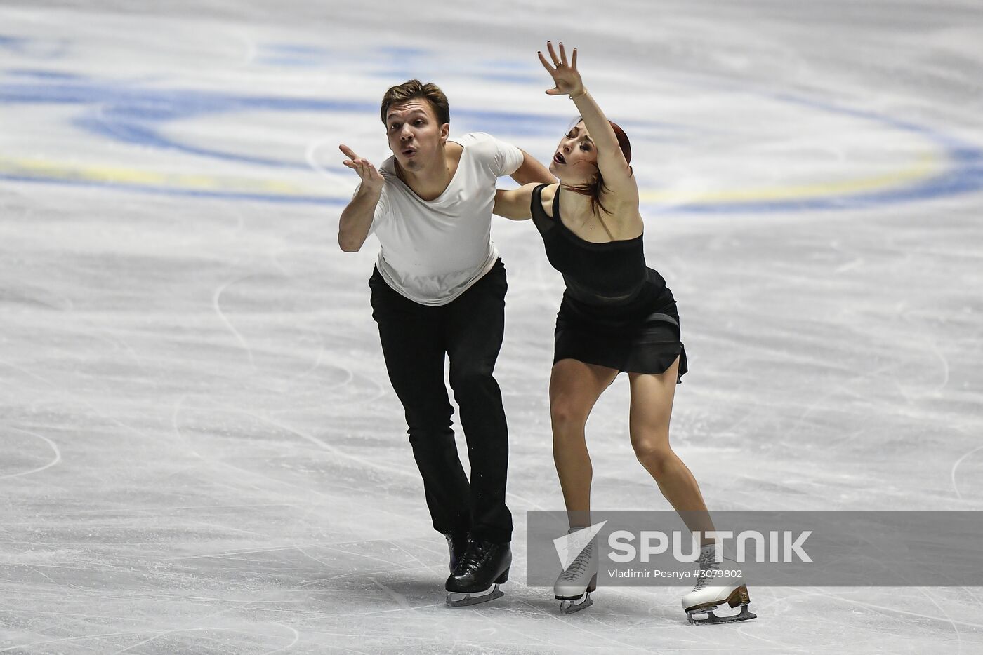 Figure skating. 2017 World Team Trophy. Ice dance. Free skating program