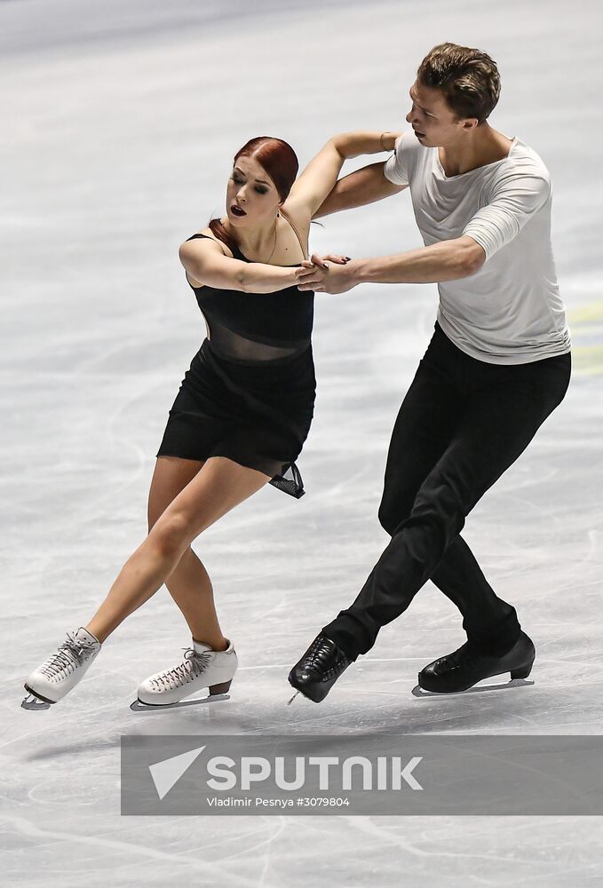 Figure skating. 2017 World Team Trophy. Ice dance. Free skating program