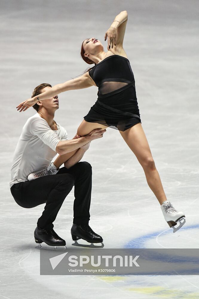 Figure skating. 2017 World Team Trophy. Ice dance. Free skating program