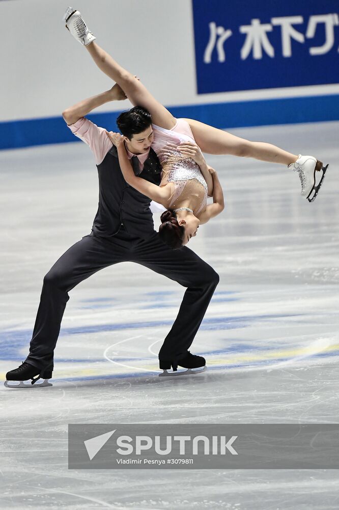 Figure skating. 2017 World Team Trophy. Ice dance. Free skating program