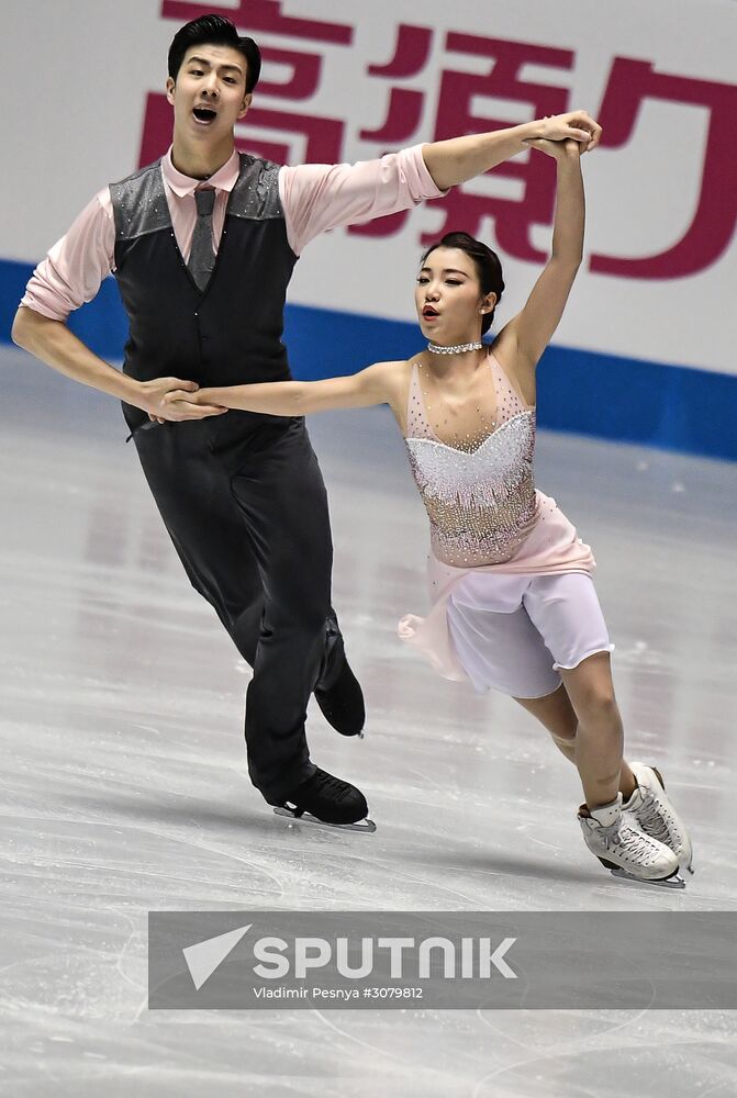 Figure skating. 2017 World Team Trophy. Ice dance. Free skating program