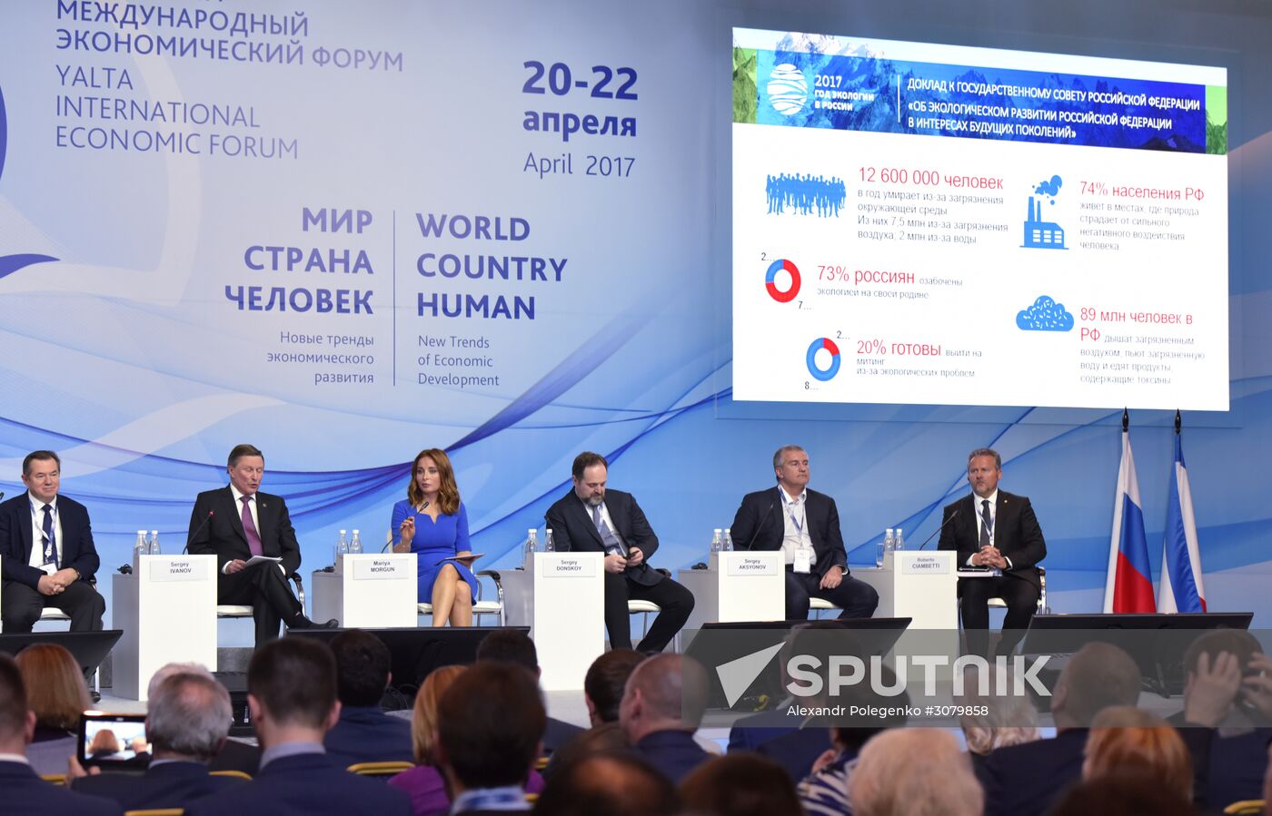 Yalta International Economic Forum in Crimea. Day Two