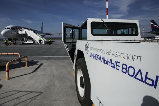 Mineralnye Vody Airport in Stavropol Territory