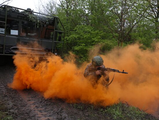 Command post drill with Southern Military District's missile units