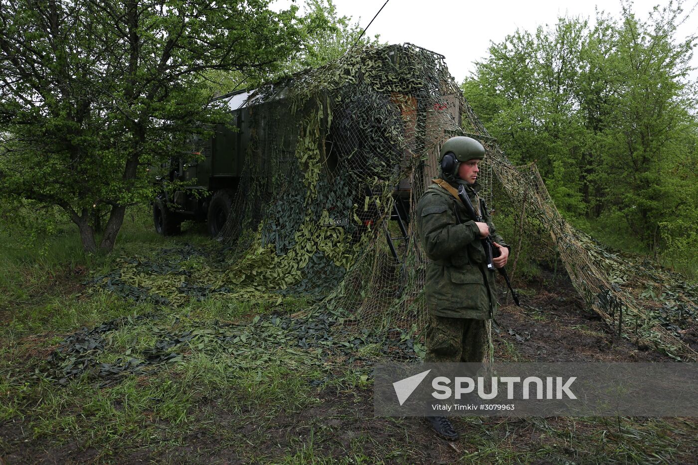 Command post drill with Southern Military District's missile units